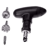 Amy Sport Golf Spike Wrench Shoes Ratchet Action Remover Adjustment Tool Set Durable Stainless Steel Cleats Plastic Handle Rippe