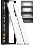 Auxoda 13 Inch Wireless Motion Sensor Light Indoor, USB Rechargeable Battery Operated Step Light, Magnetic Stick On Lights for S