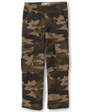 The Childrens Place Boys Pull on Cargo Pants,Olive Camo Single,8