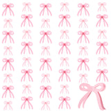 Yeaqee 4 Pcs Pink Bow Hanging Garland Banner, 3D Pink Bow Banner Party Decorations for Coquette Bachelorette Party, Coquette Bir