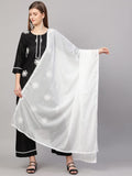 Anni Designer Women'S Cotton Blend Kurta With Palazzo & Dupatta (Saadgi_Black_Small),Black,S,,,