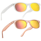 2 Pack Reader Sunglasses for Men Women Classic Rectangle Reading Glasses Outdoor Full Lenses Magnifying Eyewear UV Protection Cl