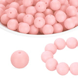 HARFINGTON 65Pcs Silicone Beads 15mm Round Rubber Focal Beads Bulk for Pens Keychain Bracelet Necklace DIY Crafts Making, Light