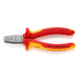 KNIPEX Tools Crimping Pliers for End Ferrules, 1000V Insulated (9768145A)
