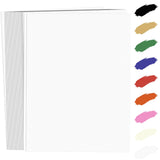 100 Sheets White Card Stock 8.5 x 11in,250GSM 92lb Cardstock Card Stock White Construction Paper,Heavy Weight Printer Paper for