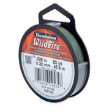 Beadalon Wildfire, 0.008 in, 0.20 mm, Break Strength 12 lb / 5.5 kg, Green, 50 yd / 45 m