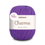 Circulo Charme Yarn for Crochet and Knitting - 433 yds - 100% Mercerized Brazilian Virgin Cotton - Soft Sport Weight - Color 656