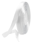 HARSKIYER 100 Yards 5/8 Inch White Satin Ribbon, Solid Fabric Ribbon Roll for Gift Wrapping, Floral Bouquets, Wedding, Party, Ha