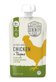 Serenity Kids 6+ Months Baby Food Pouches Made with Ethically Sourced Meat & Organic Veggies - 3.5 Oz BPA-Free Pouch - Free Rang