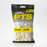 Pride Professional Tee System, 23/4 inch ProLength Tee, 100 count, White