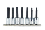 3/8 Drive 7 Piece Metric Hex Bit Set