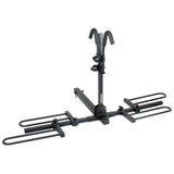 VENZO 2 Bike Bicycle Platform Style Carrier - Bike Rack for Car SUV Truck Tow Trailer Hitch Receiver Mount Size 2 - Sturdy & Rus