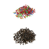 ECOMISTIQ 400 Pieces Mini Metal Round Head Brads Paper Craft Scrapbook Fasteners | Decorative Brads | Scrapbooking Embellishment