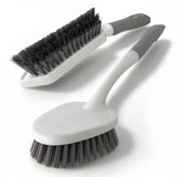 SSINBOANGI 2 Pack Heavy Duty Scrub Brush Set with Hard Bristle, Cleaning Brush Designed for Bathroom, Shower, Bathtub, Tub, Carp