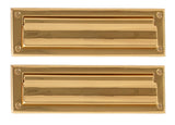 BRASS Accents Mail Slot, 3 x 10/A07M0050PVD, Lifetime Polished Brass