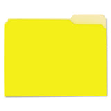 Universal FOLDER,INTR,1/3CUT,LTR,YL