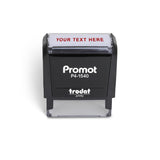 Promot Self Inking 1 Line Custom Stamp - Personalized Name Stamp for Office, Teacher, Address & Business Label Stamp - Choose Fo