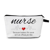 MoCaliduccious Nurse Gifts For Women,Nursing Student Gifts for Women,Nurse Cosmetic Bag With Zipper,Nursing Graduation Gifts,Nur