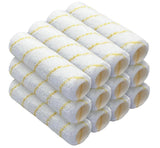 Greatandrew 12-Pack Paint Roller Covers 9 Inch, 3/8 Nap Microfiber Paint Roller Kit for Painting Walls, Ceilings, Houses & DIY P