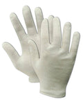 Magid Glove & Safety 671H Magid Touch Master Heavyweight Hemmed Lisle Gloves, Ladies (Fits Medium), White , Mens (Fits Large) (