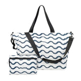 Enakshi Beach Tote Bag Portable Large Capacity Sandproof Travel Tote For Family Trip Blue|Clothing, Shoes & Accessories | Womens