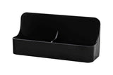 2 Pack Black Acrylic Business Card Holder for Desk Vertical Business Card Display Business Card Organizer 2 Slot by Marketing Ho