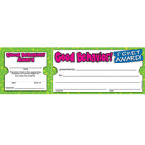 Ticket Awards Good Behavior, 100 Per Pack, 6 Packs