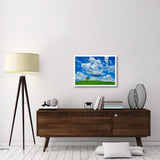 Oak And Clouds, Bavaria, Germany-Paper Art-32,,X23,,