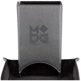 Metallic Dice Games Fanroll Fold Up Dice Tower: Black, Role Playing Game Dice Accessories For Dungeons And Dragons