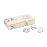 Staples Cubicle Clips, White, 20 Clips/BX (33455)