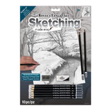 Royal Brush Sketching Made Easy Kit, 9 by 12Inch, Winter Creek