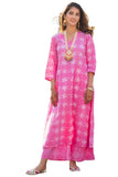Anni Designer Women'S Rayon Blend Straight Printed Kurta With Palazzo (Nari Pink_Xxl_Pink_Xx-Large),Pink,2XL