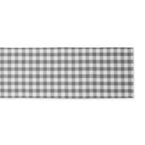 Gray/White Checkers Table Runner 14X108