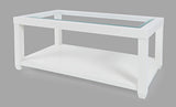 Jofran Inc. Urban Icon Rectangular Glass Inlay Coffee Table