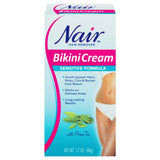 Nair Hair Remover Bikini Cream With Green Tea Sensitive Formula 1.70 oz (Pack of 9)