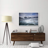 Hubbard Glacier Encroaching On Gilbert Point, Wrangell-St. Elias National Park, Alaska-Paper Art-50,,X34,,