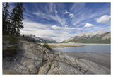 Abraham Lake Created By Bighorn Dam On The North Saskatchewan River, Jasper National Park, Alberta, Canada-Paper Art-50,,X34,,