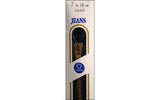 Coats Thread & Zippers F2707BLK Brass Jean Metal Zipper, 7, Black