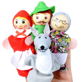 Little Red Riding Hood Finger Puppet StorytellingToy for Toddlers Kids, Cartoon Puppets Costume for Parent Child Interaction Cla