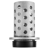 DZQ 2.5inch x 5inch Perforated Casting Flask with Rubber Sprue Base