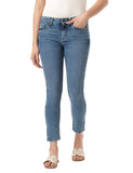 INKD Women's Stretchable Zero-Gape Super Skinny Jeans,Denim Divine