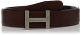 Tommy Hilfiger MenS Reversible Leather Belt Cristobal Plus Tan+Black, Size L 1M | Formal Belt For MenS | Adjustable