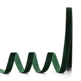 Lemon Park Dark Green Velvet Ribbon,5/8 W x 20Yd Single Face,Great for Gift Wrapping,Hair Bows,Handmade Craft and Christmas,Wedd