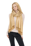 Fashion Fusion WomenS Cotton Plain Solid Dupatta With Pom Pom Border | Lightweight Summer Stole/Scarf | White Color | 2.25 Mete