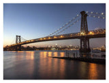 Queensboro Bridge And Manhattan From Brooklyn, Nyc-Paper Art-34,,X26,,
