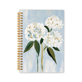 Locomiss Hydrangea Notebook Journal,Blue Floral Flower Gift for Women Girls