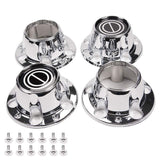 G-PLUS Chrome Wheel Hub Center Caps Compatible with Ford F150 Truck/Bronco 1980-1996, Compatible with Ford Van 1992-1996, 4x4 Fr
