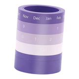 MERISHOPP Pen Holder School Boys Girl Multipurpose Hold 40 Pens Stationery Storage Box Purple