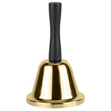 MROCO Gold Hand Bell, Steel Call Bell for Wedding, Adults, Dinner Bells for Food Line, Classroom Bells for Inside, Alarm, Jingle