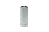 Teng Tools 3/4 Inch 6 Point SAE Deep 3/8 Inch Drive Chrome Vanadium Socket | Mechanic Tool | Hand Tool - M380224-C